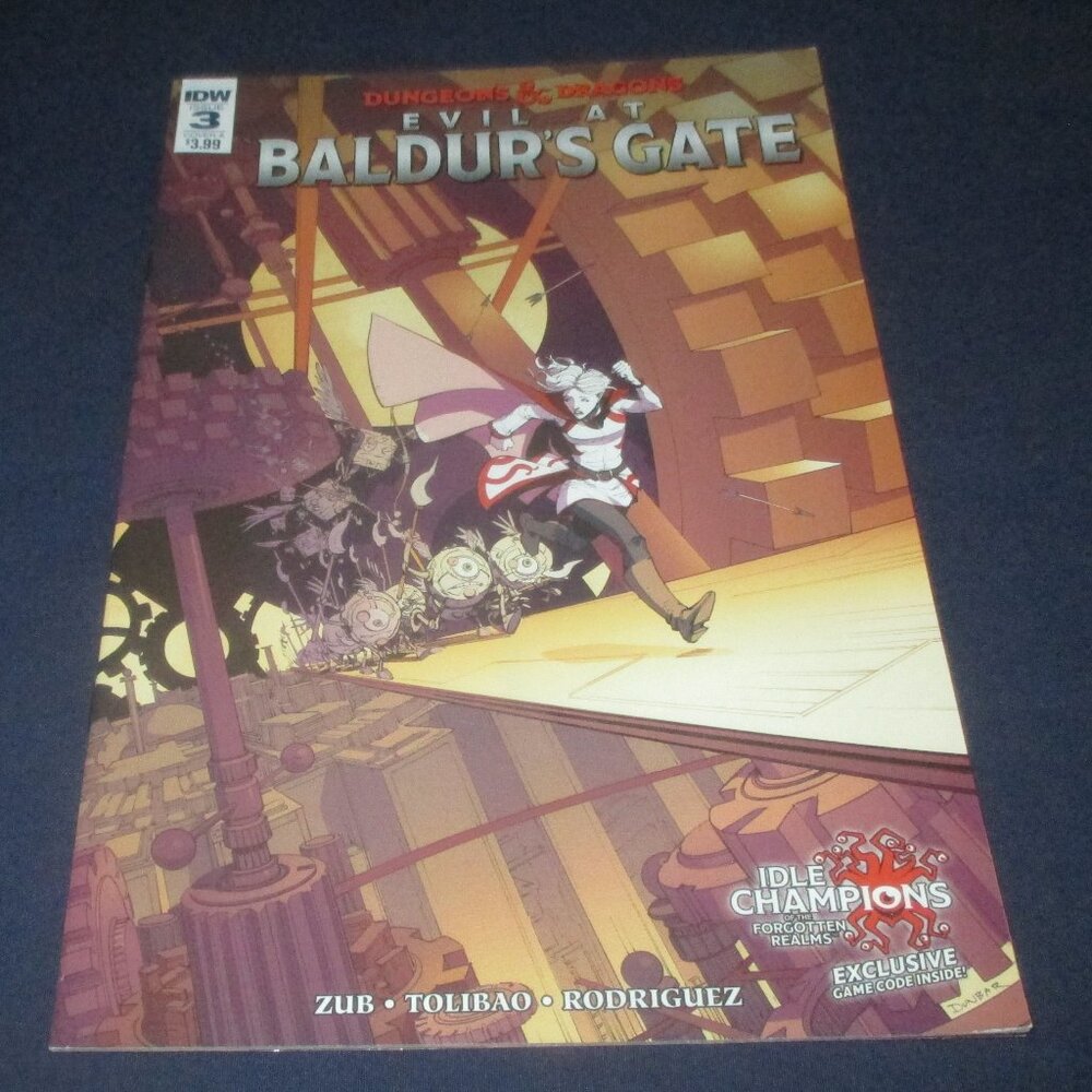 Dungeons & Dragons: Evil at Baldur's Gate #3 (IDW Comics, 2018) Cover Variant A